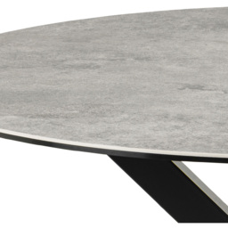 Florence Heaven Ceramic 4 Seater Round Dining Table Grey - Furniture To Go - Wilko - thumbnail 7