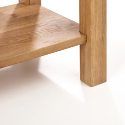 Julian Bowen Coxmoor Oak Console Table - Size: 30 x 90 x 80cm - Brown - Wilko - thumbnail 7