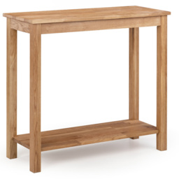 Julian Bowen Coxmoor Oak Console Table - Size: 30 x 90 x 80cm - Brown - Wilko - thumbnail 3