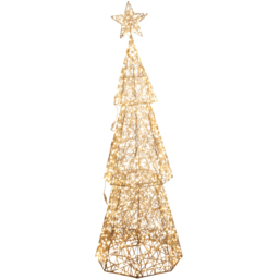 960 LED Acrylic Christmas Tree - Copper - Wilko - thumbnail 3