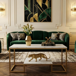 Alivio Single Shelf White Modern Industrial Coffee Table - Size: 50 x 48 x 100cm - Wilko - thumbnail 4