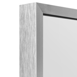 The Artus Silver Aluminium Wall Mirror 120 x 80cm - Black - MirrorOutlet - Wilko - thumbnail 6