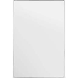The Artus Silver Aluminium Wall Mirror 120 x 80cm - Black - MirrorOutlet - Wilko - thumbnail 1