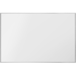 The Artus Silver Aluminium Wall Mirror 120 x 80cm - Black - MirrorOutlet - Wilko - thumbnail 4