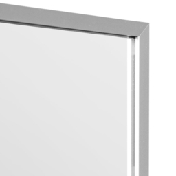 The Artus Silver Aluminium Wall Mirror 120 x 80cm - Black - MirrorOutlet - Wilko - thumbnail 7