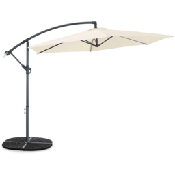 VonHaus Banana Parasol Base 2 Pack - Size: 4 x 48 x 48cm - Black - Wilko - thumbnail 4