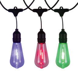 TCP ST64 E27 RGB Colour Changing LED Festoon Lights 10m - Size: 14.2 x 1000 x 6.4cm - Multi - Wilko - thumbnail 4