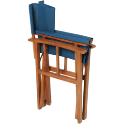 Charles Bentley Eucalyptus Pair Director Chairs Teal - Size: H85 x W55 x D54cm - Green - Wilko - thumbnail 7
