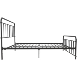Dorel Wallace King Size Black Metal Bed Frame - Wilko - thumbnail 5