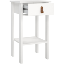 Florence Barcelona Single Drawer White Bedside Table - Furniture To Go - Wilko - thumbnail 4