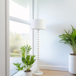 Maia Floor Lamp White - Wilko - thumbnail 3
