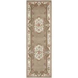 Origins Shensi Beige Runner 67 x 210cm - Cream - Origins Rugs - Wilko - thumbnail 1