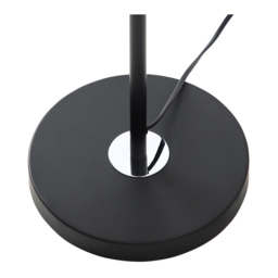 Living and Home Black Cylindrical Shade Floor Lamp - Size: 158 x 22 x 22cm - Wilko - thumbnail 5