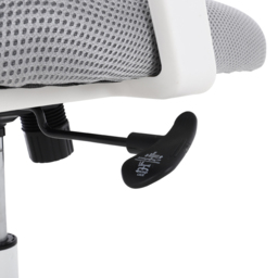 Living and Home White Mesh Ergonomic Swivel Office Chair - Size: 101 x 60 x 45cm - Grey - Wilko - thumbnail 7
