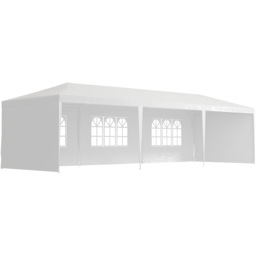 Outsunny 9 x 3m White Party Tent Gazebo - Size: 3 x 9m - Wilko - thumbnail 3