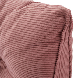 Living and Home Pink Corduroy Wedge Headboard Pillow with Side Pocket 150 x 20cm - Size: 50 x 150 x 20cm - Wilko - thumbnail 5