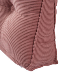 Living and Home Pink Corduroy Wedge Headboard Pillow with Side Pocket 150 x 20cm - Size: 50 x 150 x 20cm - Wilko - thumbnail 7