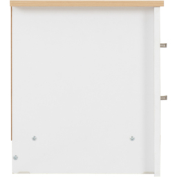 Seconique Portland 2 Drawer White and Oak Effect Bedside Table - Wilko - thumbnail 6