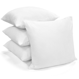 Velosso Micromink White Filled Cushion 43 x 43cm 2 Pack - Wilko - thumbnail 3