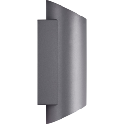 Nordlux Nico Round 22 Anthracite Wall Light - Size: 23.5 x 7.7 x 23.5cm - Black - Wilko - thumbnail 4