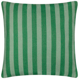 furn. Deck Stripe Green Woven Polyester Filled Outdoor Cushion 59 x 59cm - Wilko - thumbnail 4