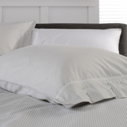 The Lyndon Company Southport Single Grey and White Duvet Set - Blue - Wilko - thumbnail 3