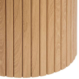 Birlea Axel Fluted Brown Side Table - Size: 48 x 45 x 45cm - SleepSoul - Wilko - thumbnail 4