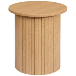 Birlea Axel Fluted Brown Side Table - Size: 48 x 45 x 45cm - SleepSoul - Wilko - thumbnail 3