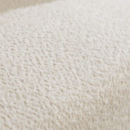Home Source Cream Boucle Teddy Fur Barrel Accent Chair - Size: Single - Wilko - thumbnail 5