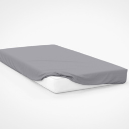 Serene Double Grey Fitted Bed Sheet - Wilko - thumbnail 3