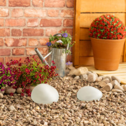 ValueLights Pebbles Set of 2 Clear Outdoor Solar Decorative Lights - Size: 10.9 x 12.5 x 16.7cm - White - Wilko - thumbnail 6