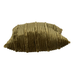 My Home Brooklyn Ribbed Cushion - Olive - Wilko - thumbnail 3