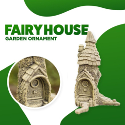 Marco Paul Resin Fairy House Ornament - Size: 23 x 20 x 10cm - White - Wilko - thumbnail 4