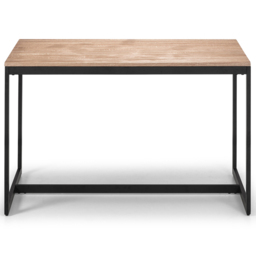 Julian Bowen Tribeca 4 Seater Sonoma Oak Dining Table - Black - Wilko - thumbnail 4