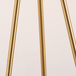 Pacific Lifestyle Houston Brushed Brass Metal Tripod Floor Lamp - Gold - Wilko - thumbnail 5