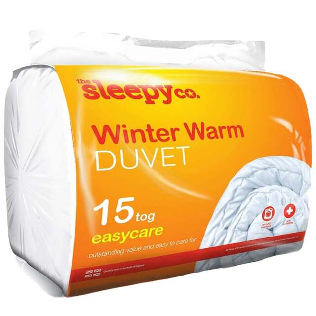 Sleepworks Single White Extra Warm Duvet 15 Tog - Wilko - image 1