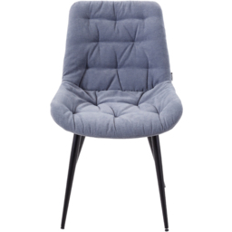 Living and Home Grey Teddy Fleece Dining Chair - Size: 87 x 54 x 59cm - Wilko - thumbnail 4