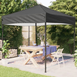 vidaXL 2 x 2m Anthracite Foldable Party Tent - Grey - Wilko