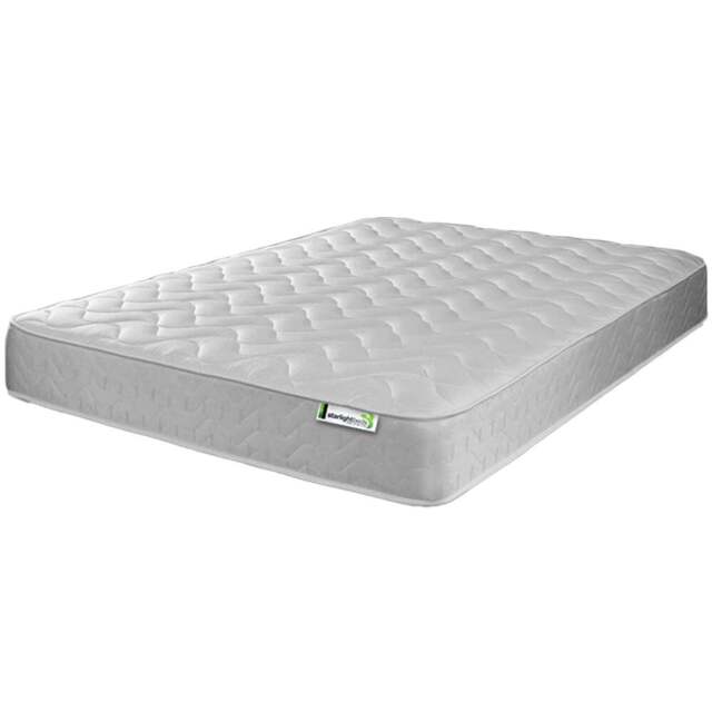 Starlight Beds European Double White Hybrid Deep Memory Foam and Spring Mattress - Wilko - image 1
