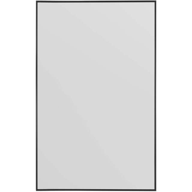 The Artus Black Aluminium Wall Leaner Mirror 174 x 110cm - MirrorOutlet - Wilko - image 1