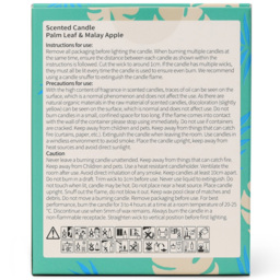 Disney Stitch Pal Leaf and Malay Apple Scented Candle 195g - Size: 12.3 x 9 x 9.2cm - Teal - Wilko - thumbnail 6
