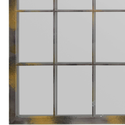 MirrorOutlet Somerley Rustic Arched Garden Mirror 115 x 50cm - Size: 115 x 50 x 3cm - Silver - Wilko - thumbnail 5