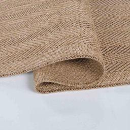 Desire Rugs Herringbone Jute Rug 60 x 220cm - Wilko - thumbnail 4