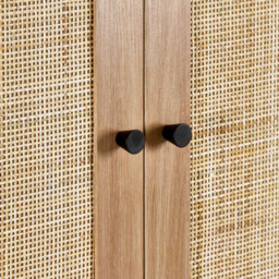 Julian Bowen Padstow 2 Door Single Drawer Oak Wardrobe - Size: 2 Door, Single Drawer - Wood - Wilko - thumbnail 7
