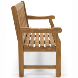 Royalcraft Sofia 3 Seater Acacia Wood Garden Bench - Natural - Wilko - thumbnail 4