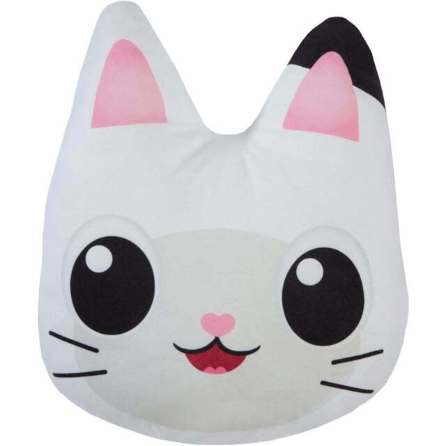 Gabbys Dollhouse Pandy Shaped Cushion White - Wilko - image 1