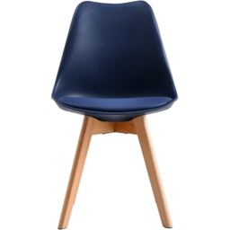 Eva Set of 2 Blue Padded Dining Chairs - MCC - Wilko - thumbnail 4