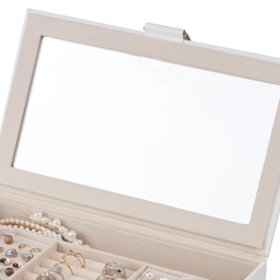 H&O Direct 4 Tier White Jewellery Box - Size: 18.5 x 28 x 16.5cm - Wilko - thumbnail 5