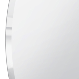 Classic Bevelled All Glass Mirror 60 x 60cm - Black - MirrorOutlet - Wilko - thumbnail 4
