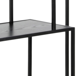 Florence Seaford 5 Shelf Black Metal Bookcase - Furniture To Go - Wilko - thumbnail 7